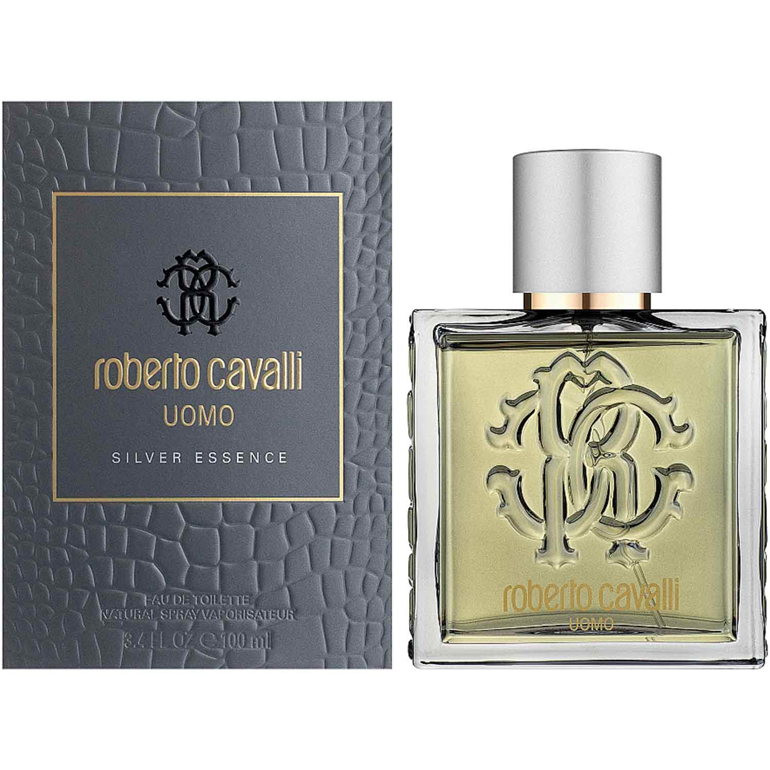 Roberto Cavalli Uomo Silver Essence 100ml Men