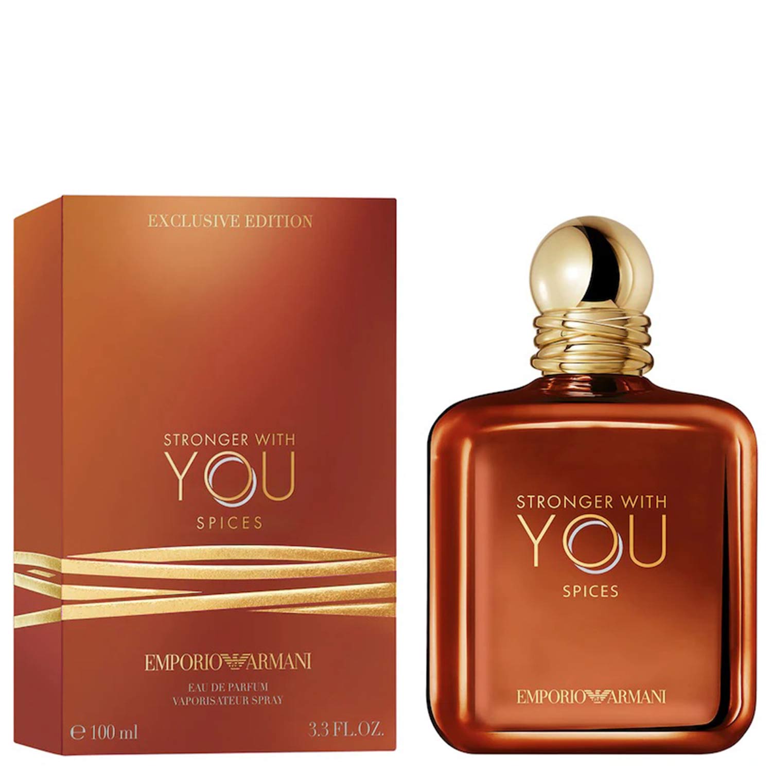 Armani Stronger With You Spices EDP 100ml Men Retail Box